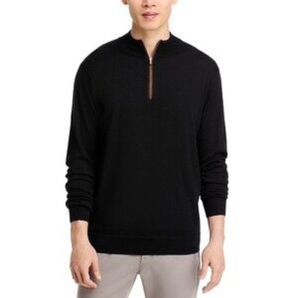 Peter Millar Crown Autumn Crest Quarter Zip lightweight Sweater size Medium